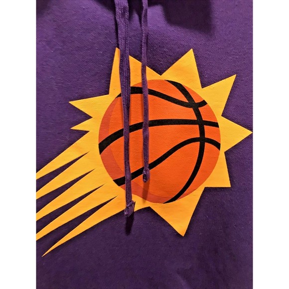 Fanatics Phoenix Suns Hoodie Pullover Sweatshirt Pockets Mens Size XL Purple - Picture 4 of 8